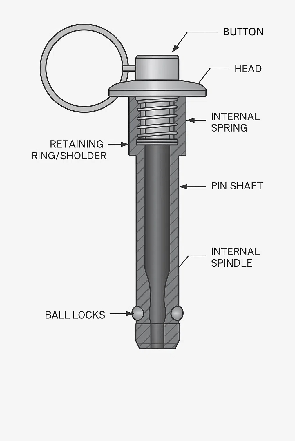 Engineered for rapid engagement, this quick release locking mechanism keeps your equipment firmly in place with a simple flip.